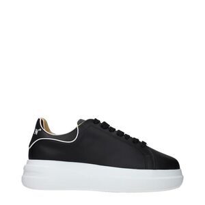 Philipp Plein Leather Chunky Sneakers Men Black